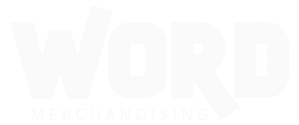 The word word is written in white on a white background.