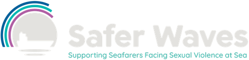 A logo for safer waves is shown on a white background