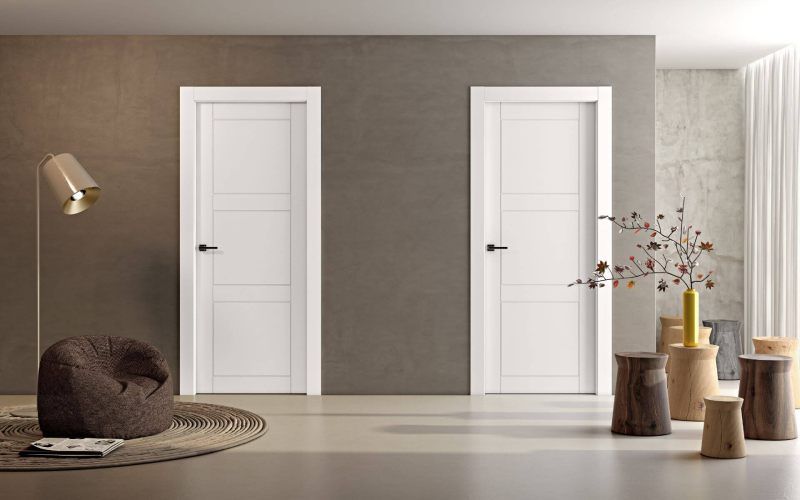 porte interne laccate bianche