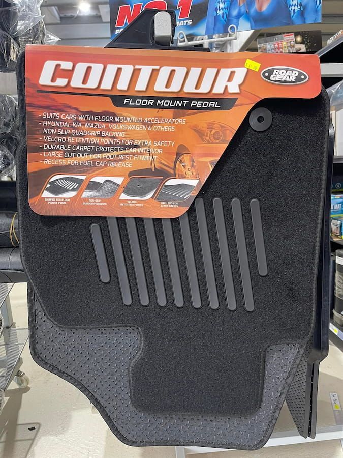 A Contour Floor Mat is Sitting on a Shelf in a Store — F.R.I. Foam & Rubber Industries In Buderim, QLD