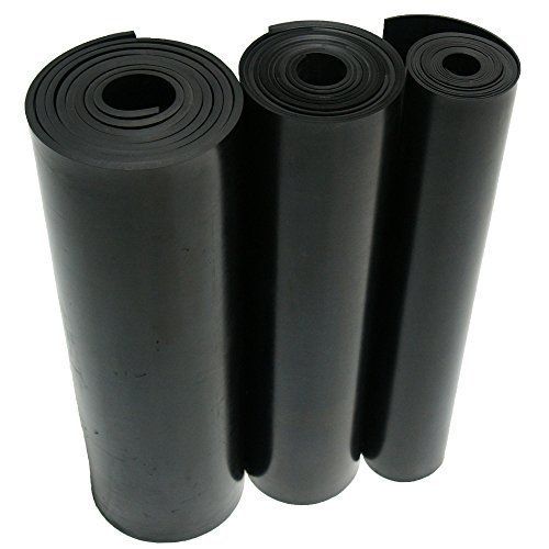 3 Rolls of Black Rubber Sheeting — F.R.I. Foam & Rubber Industries In Buderim, QLD