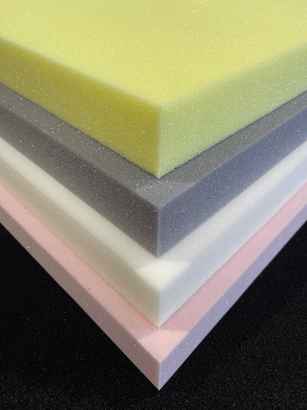 Various Colours Of Open Cell Foam — F.R.I. Foam & Rubber Industries In Buderim, QLD
