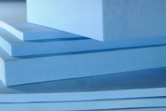 A Close Up of a Stack of Blue Foam Sheets — F.R.I. Foam & Rubber Industries In Buderim, QLD