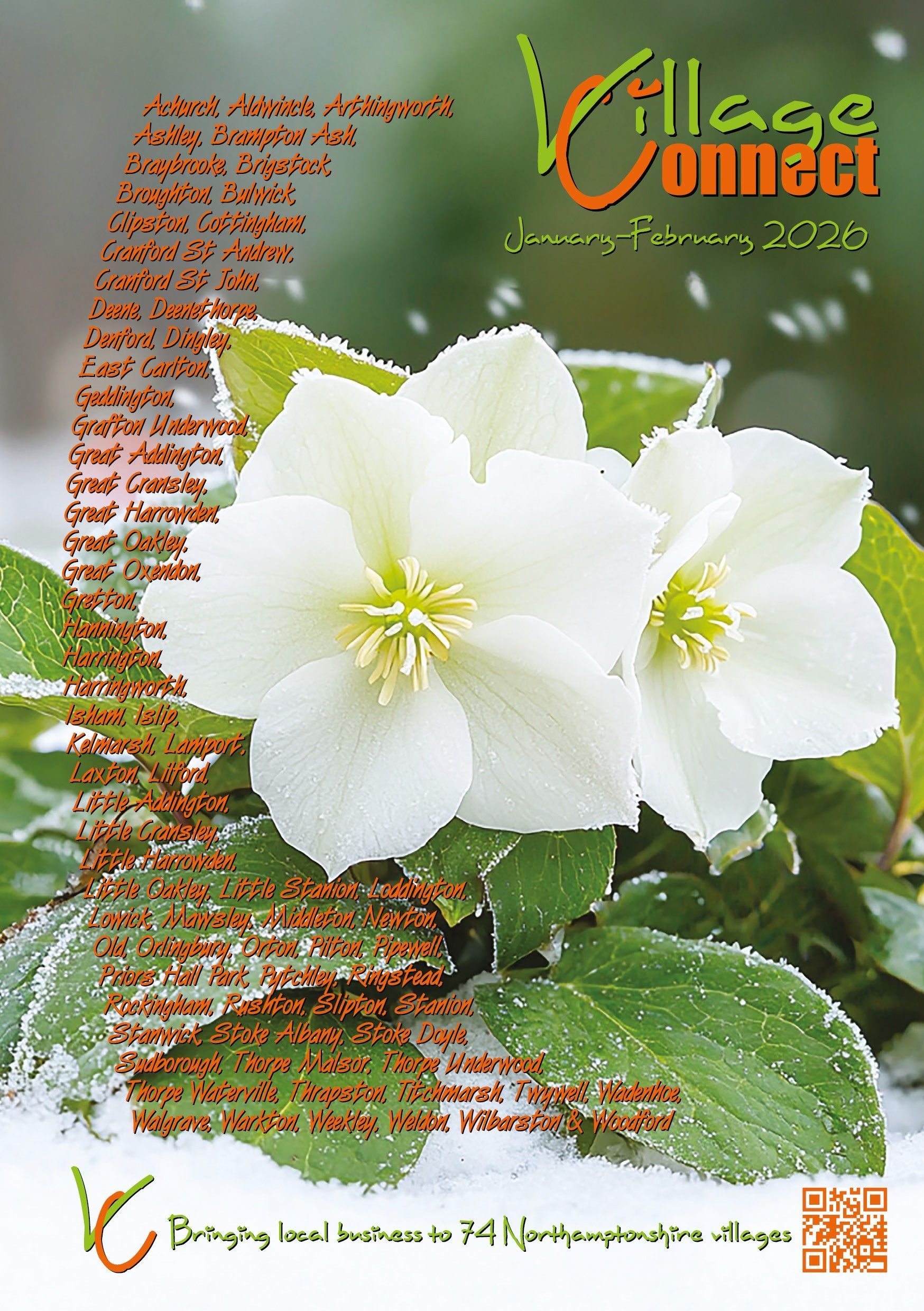 Front cover of current edition of Village Connect