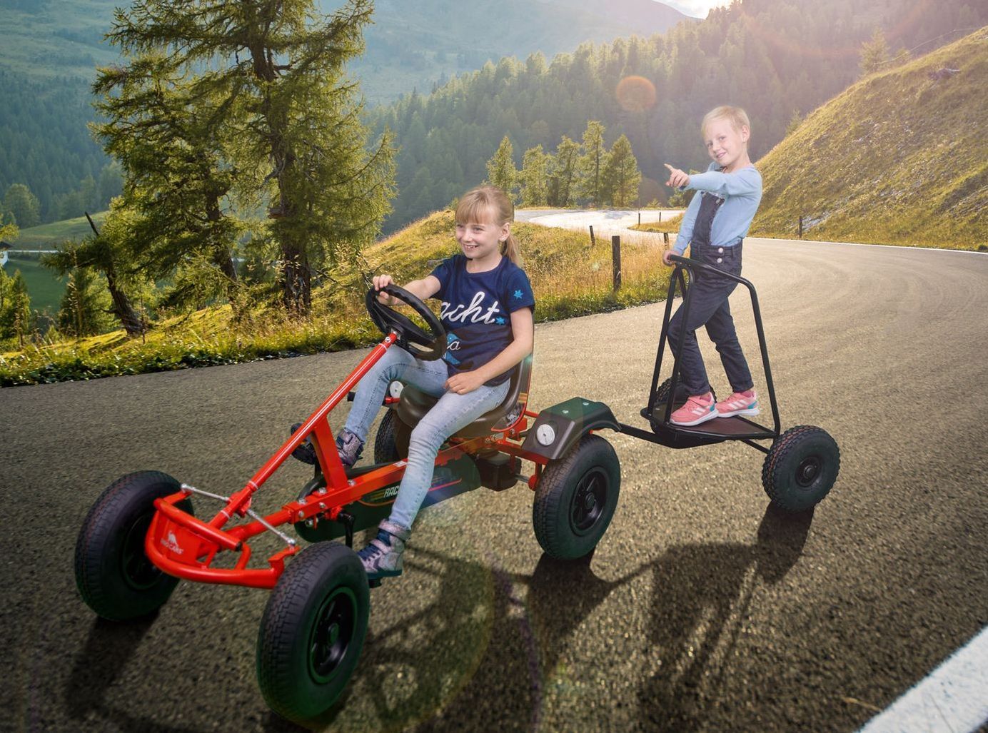 Dino-Cars ANHÄNGER, Gokarts