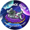 DC Space Club logo: astronaut relaxing on a donut in space, delivering cannabis and edibles.