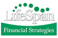 The lifespan financial strategies logo is green and white.