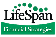 The lifespan financial strategies logo is green and white.