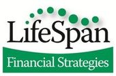 The lifespan financial strategies logo is green and white.