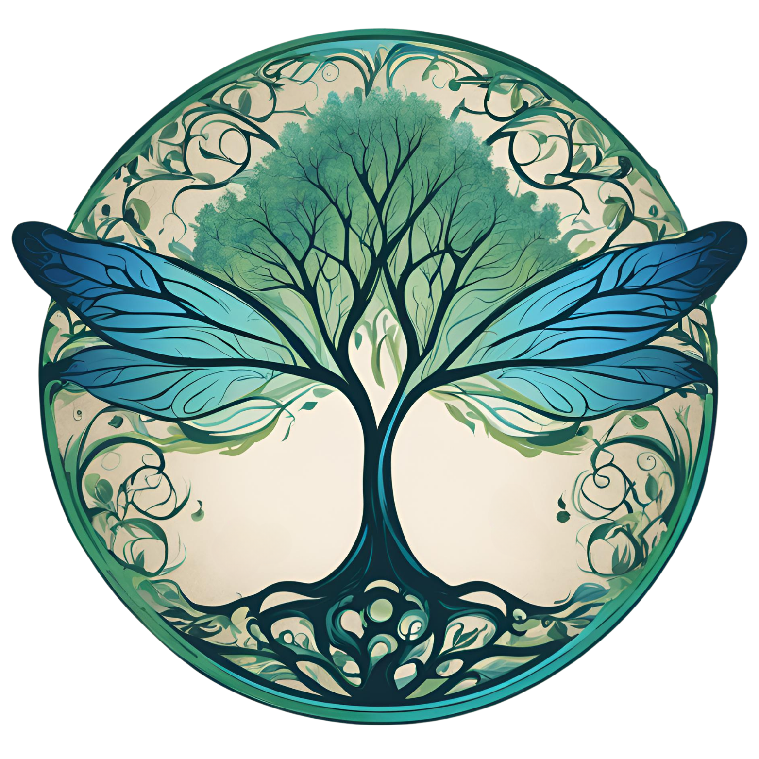 Pilates and Intuitive Energy Healing. tree of life logo