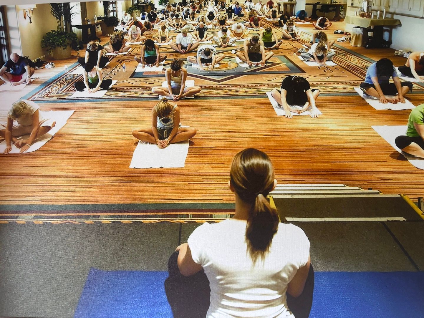 Pilates and Intuitive Energy Healing. Asha doing yoga