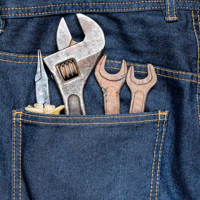 Handy tools in a pocket