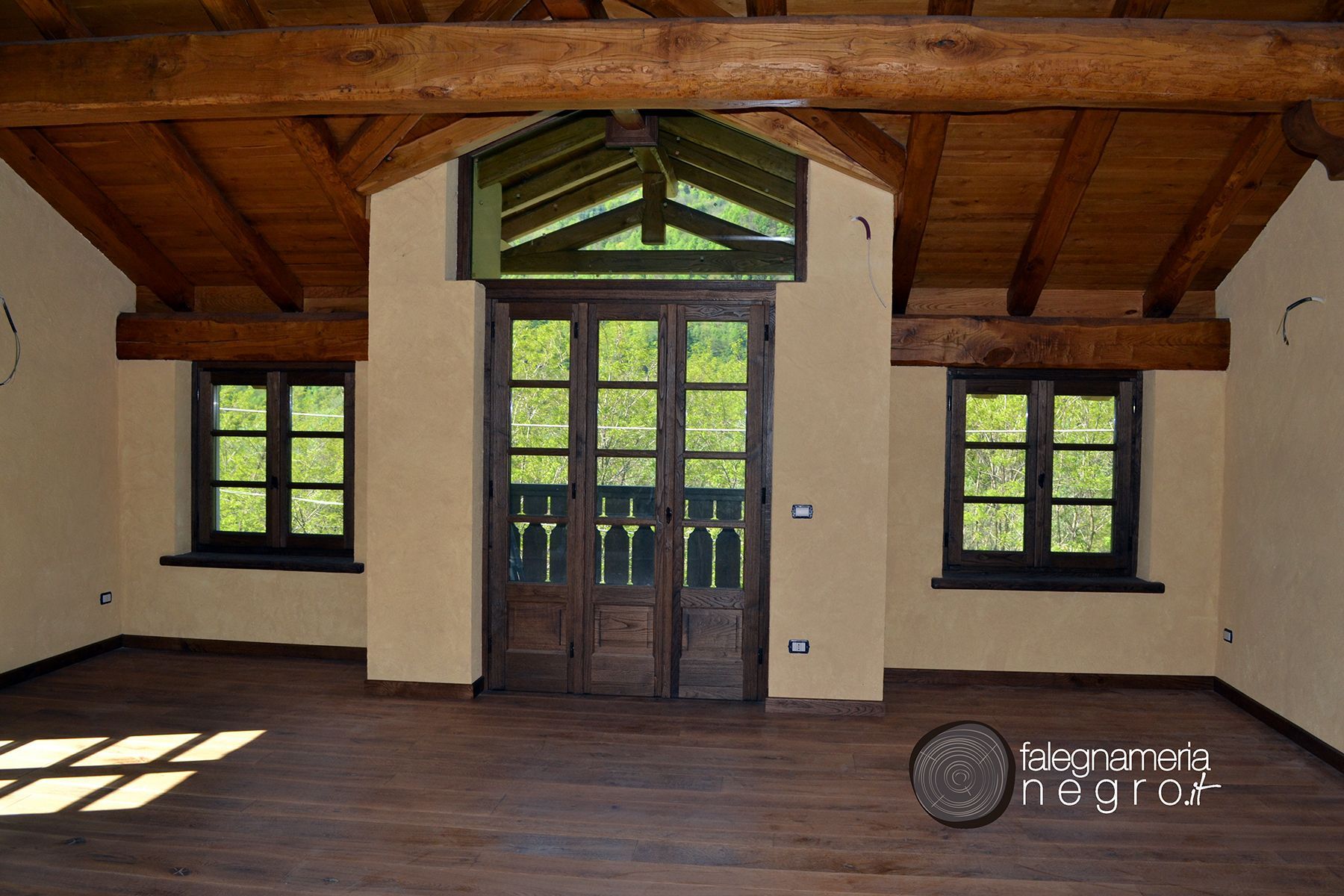 serramenti in legno Negro, Biella