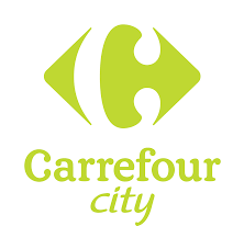 Un logo vert et blanc pour carrefour city