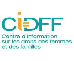 The logo for the centre d ' information sur les droits des femmes et des familles.