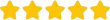 A row of yellow arrows on a white background.