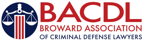 The logo for the Broward Association of Criminal Defense Lawyers.