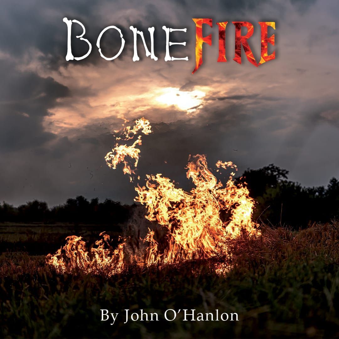 Poster advertising the new play, Bone Fire