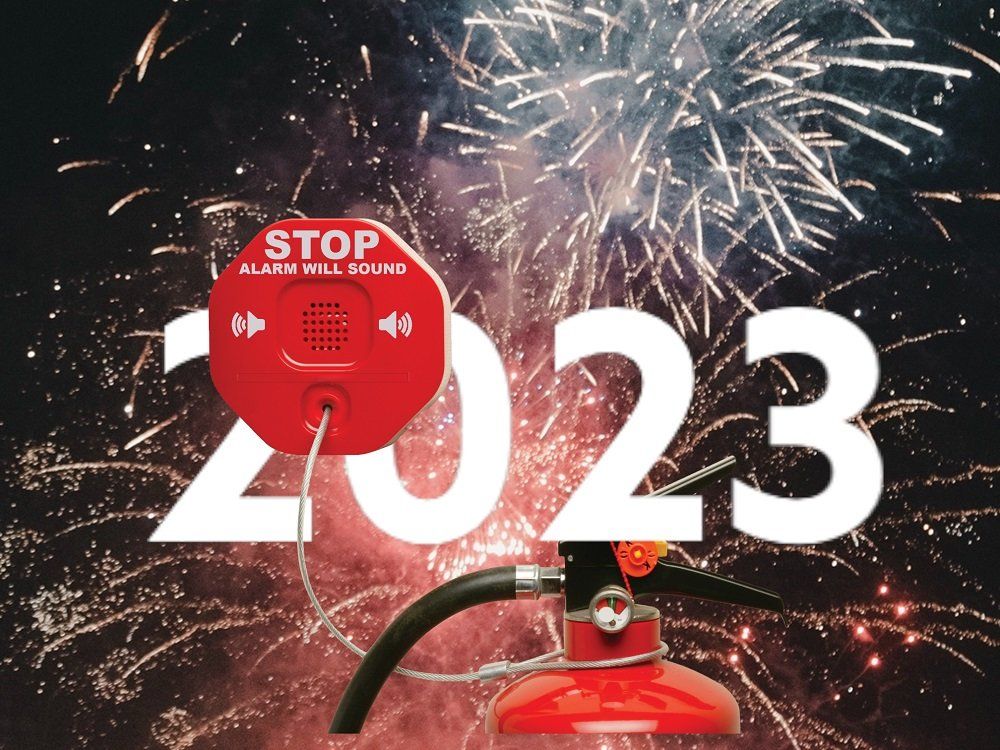 Gelukkig en brandvrij 2023 toegewenst - STISHOP.NL