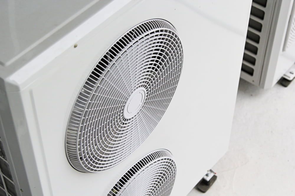 A Close Up of a Fan on a White Surface — Todd Hayes Refrigeration & Air Conditioning Pty Ltd in Kyogle, NSW