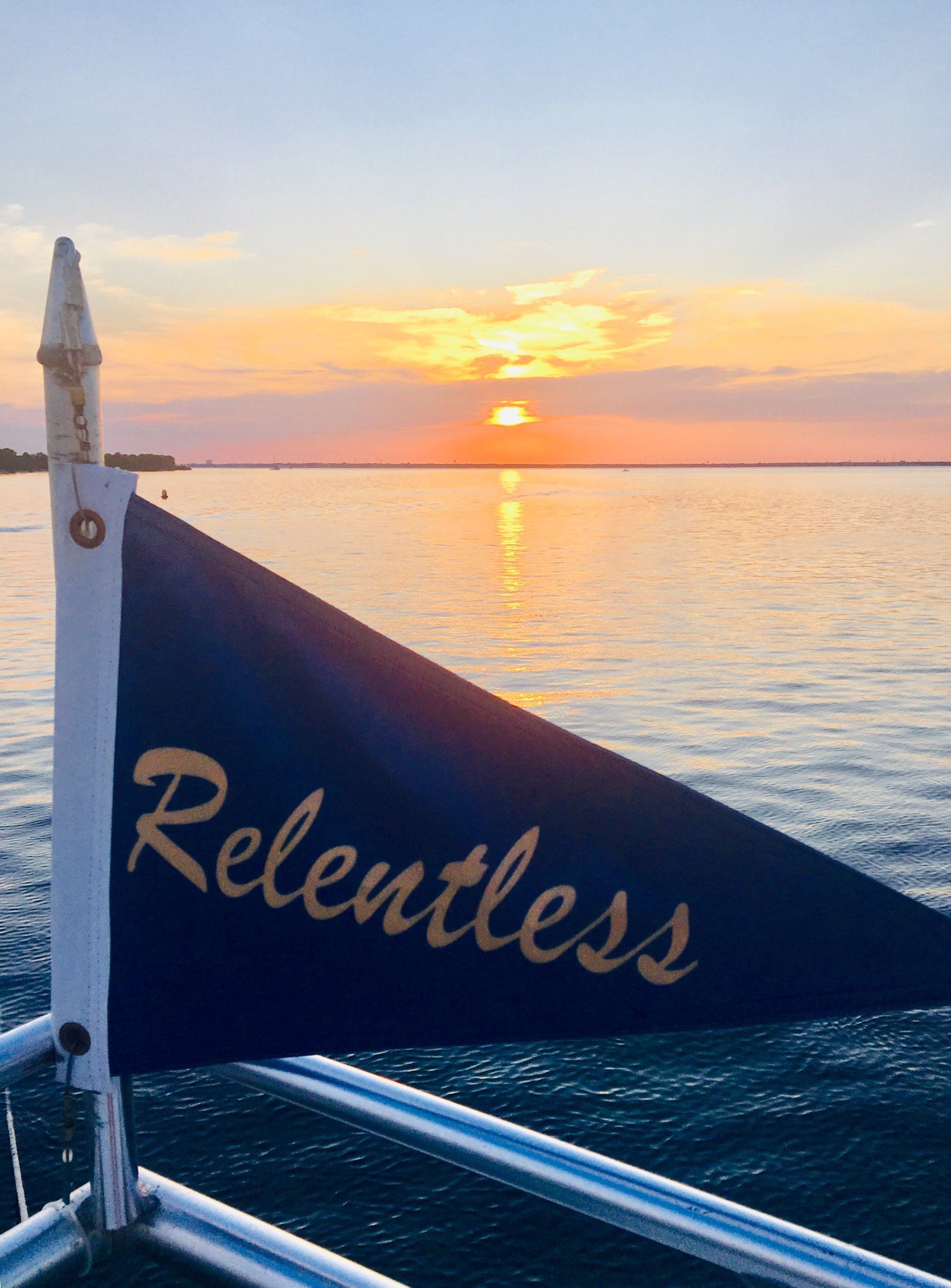 Fishing Destin, FL | Destin Harbor | Charter Boat Relentless | www.charterboatrelentless.com | A Luxury Charter Boat at Everyday Rates | 65' x 20' | Relentless, Ship's Flag 