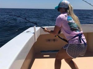Fishing Destin, FL | Destin Harbor | Charter Boat Relentless | www.charterboatrelentless.com | A Luxury Charter Boat at Everyday Rates | 65' x 20' | Girls can do it!