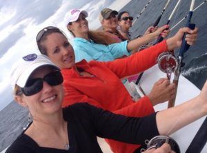 Fishing Destin, FL | Destin Harbor | Charter Boat Relentless | www.charterboatrelentless.com | A Luxury Charter Boat at Everyday Rates | 65' x 20' | Girls have the Magic!