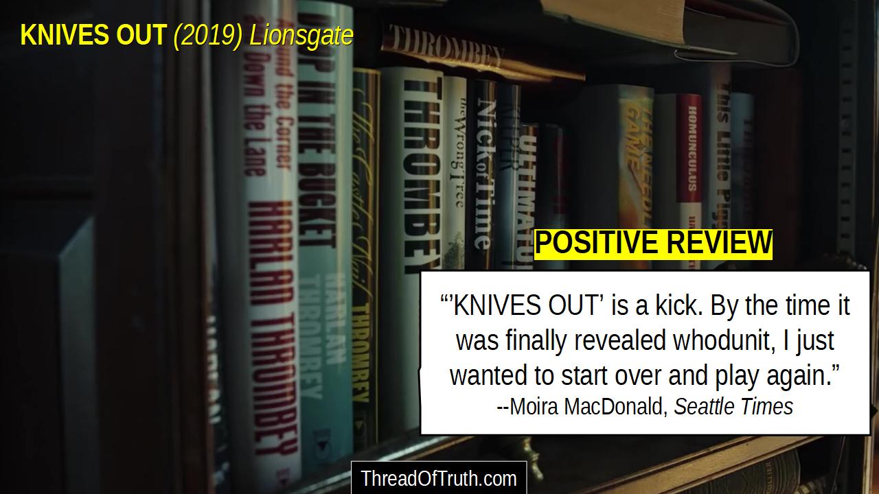 KNIVES OUT (2019) Reviews