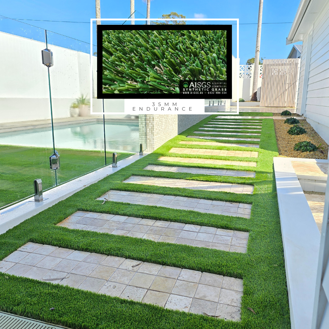 A picture of a lawn with a picture of a lawn in the background