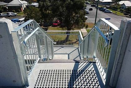 Metal Stair and Handrails — Metal Fabrication in Taree, NSW