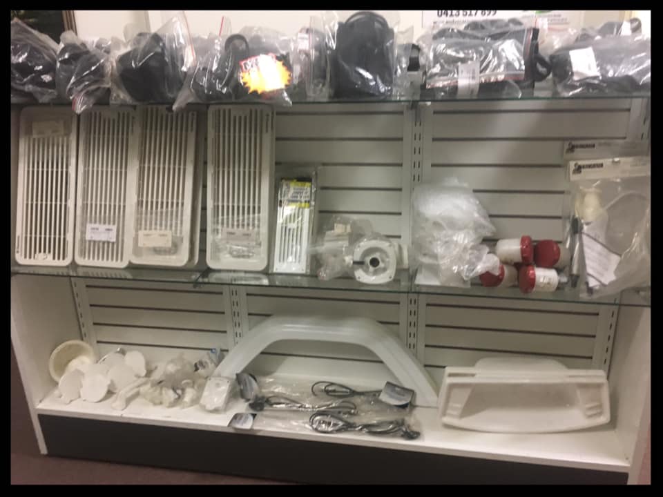 Store Parts For Caravan Repairs — Andy's Caravan Repairs in Harristown, QLD
