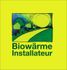 Ein Logo für ein Unternehmen namens Biowärme Installateur