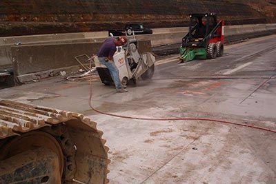 Asphalt Sawing — Knoxville, Tennessee — True-Line Coring & Cutting