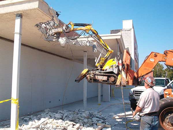 House Corridor Being Demolish — Knoxville, Tennessee — True-Line Coring & Cutting