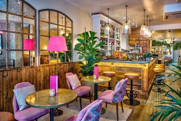 31 Below fit-out refurbishment dining area bespoke furniture 1