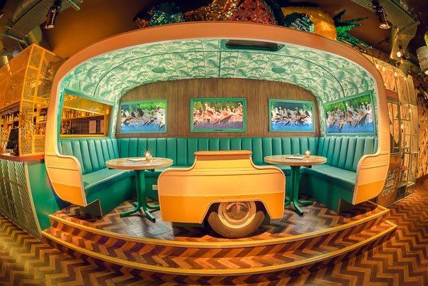 Barrio Brixton (South) fit-out refurbishment dining area 1