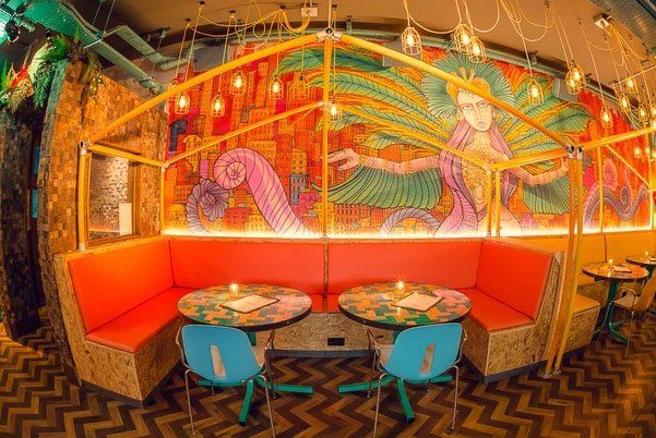 Barrio Brixton (South) fit-out refurbishment dining area 2