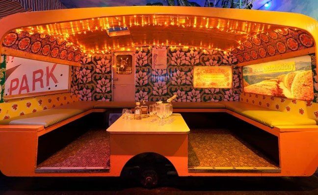 Barrio Brixton (North) fit=out dining area bespoke furniture 1