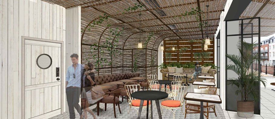 Coppa Club - Maidenhead external drinking ledge 1