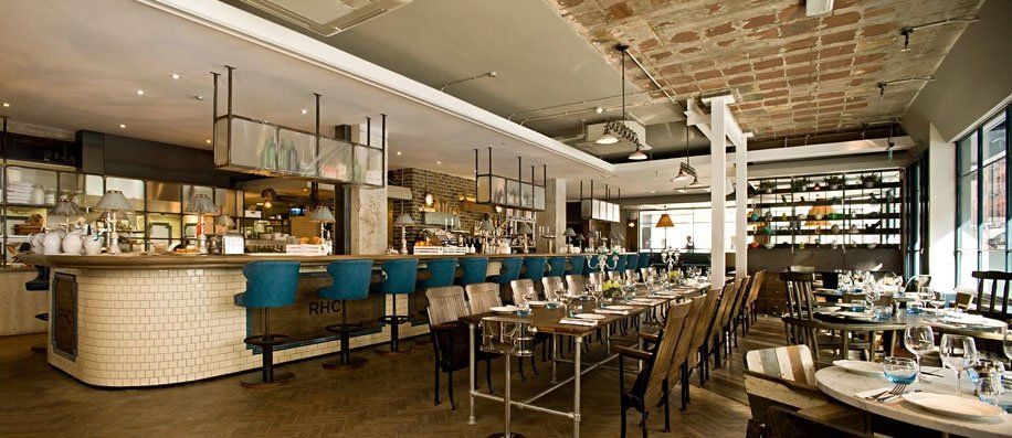 Riding House Café refurbishment dining area 1