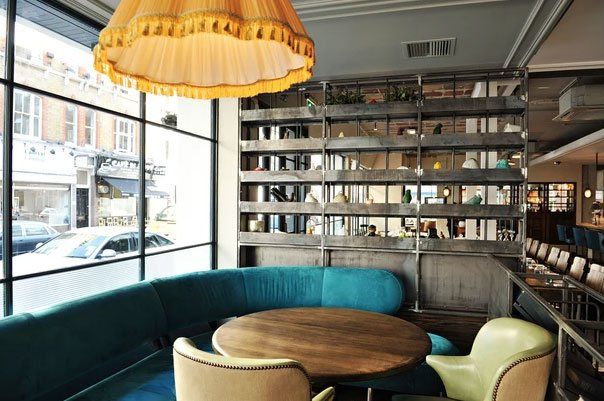 Riding House Café refurbishment dining area 2