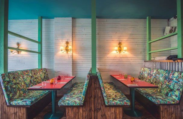 Rum Kitchen fit-out dining area bespoke furniture 3