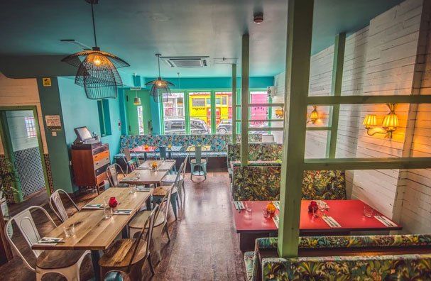 Rum Kitchen fit-out dining area bespoke furniture 1