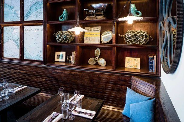 Wright Brothers Spitalfields fit-out refurbishment dining area 3