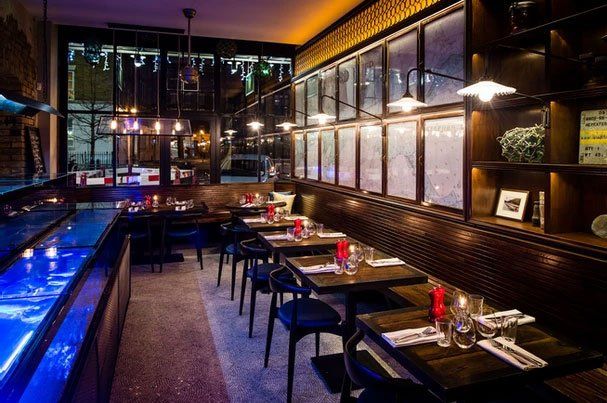 Wright Brothers Spitalfields fit-out refurbishment dining area 1