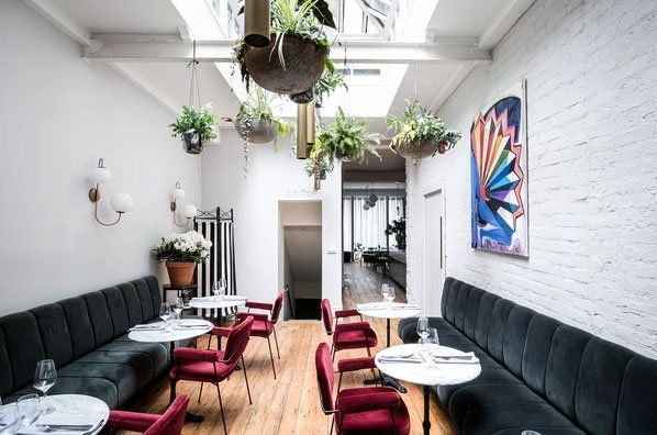 The Allbright refurbishment bar dining area 2