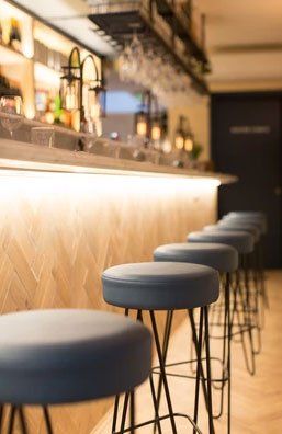 Bonnie Gull fit-out refurbishment dining room bespoke furniture 2