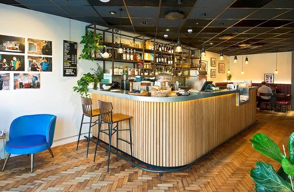 Tricycle Theatre refurbishment bar 1