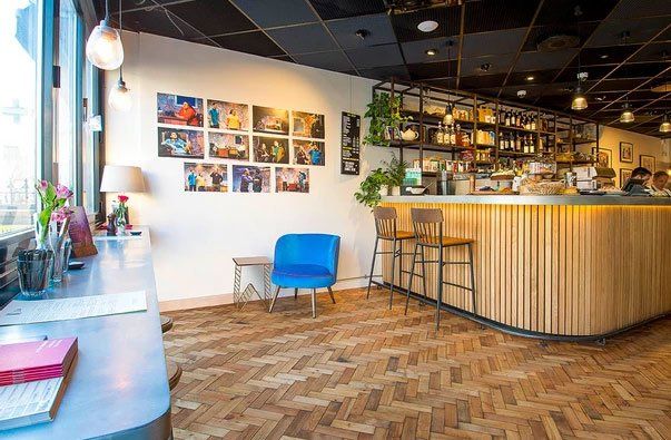 Tricycle Theatre refurbishment bar 3