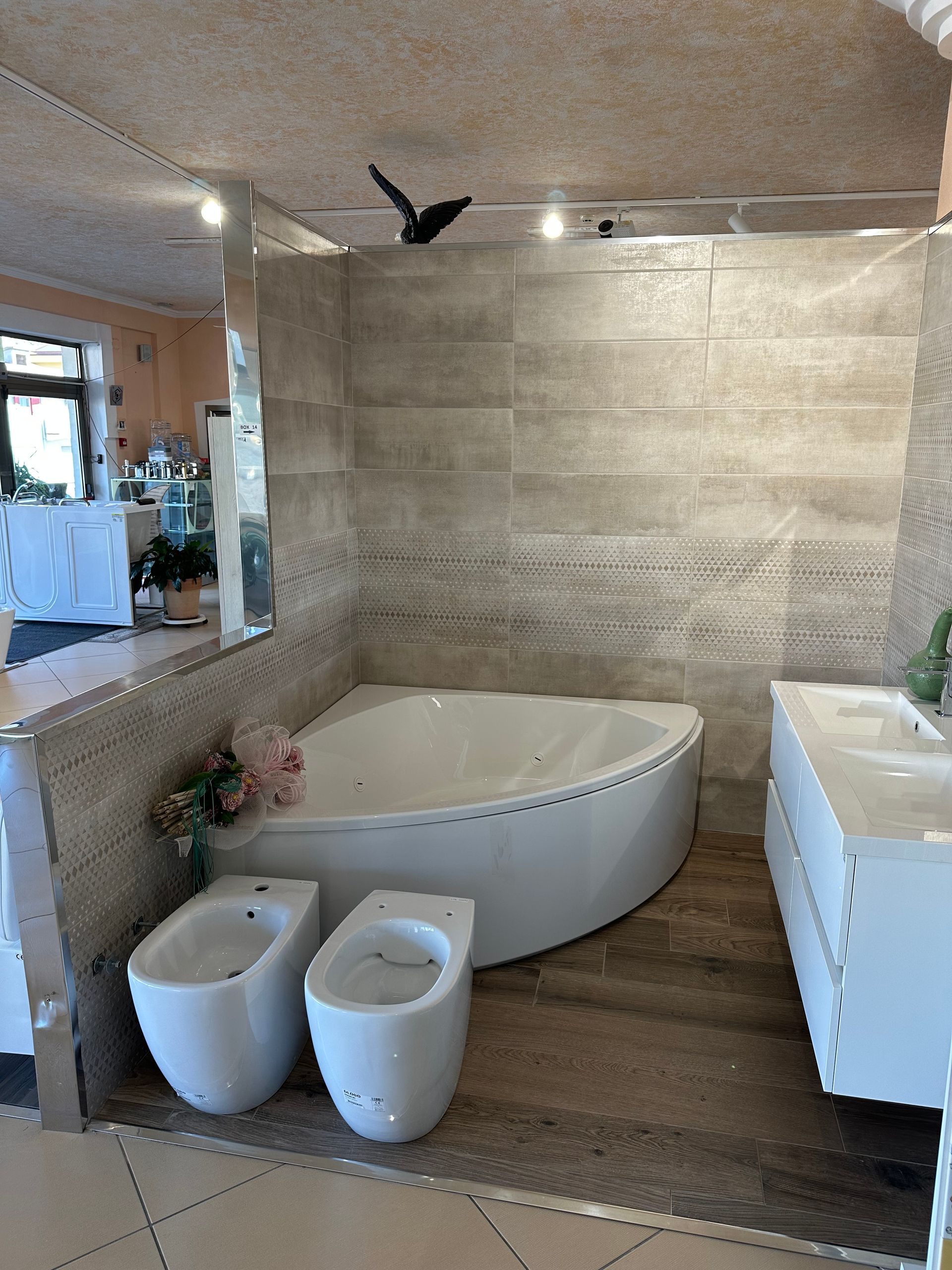 doccia con idromassaggio